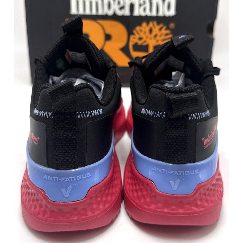 Timberland PRO Setra Knit Shoes Womens Size 6 M Black Pink Composite Safety Toe - Picture 4 of 6